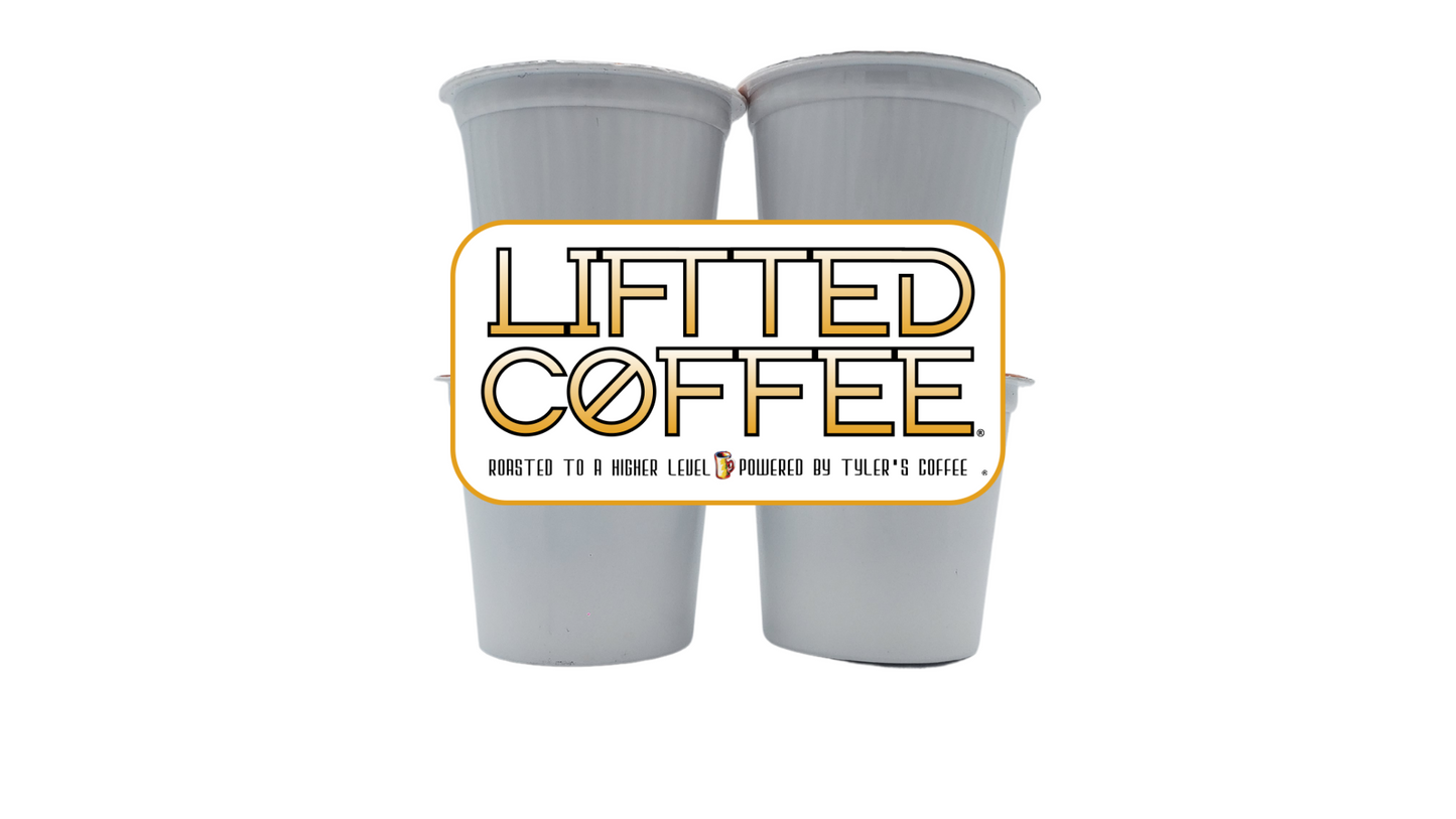 Decaf LIFTTED Coffee Single Serve 15 mg CBD Pods (4 ct.)